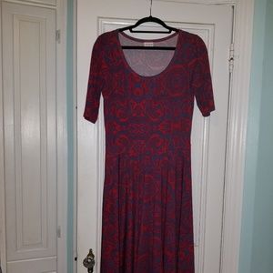 Lularoe Nicole Dress Size Large